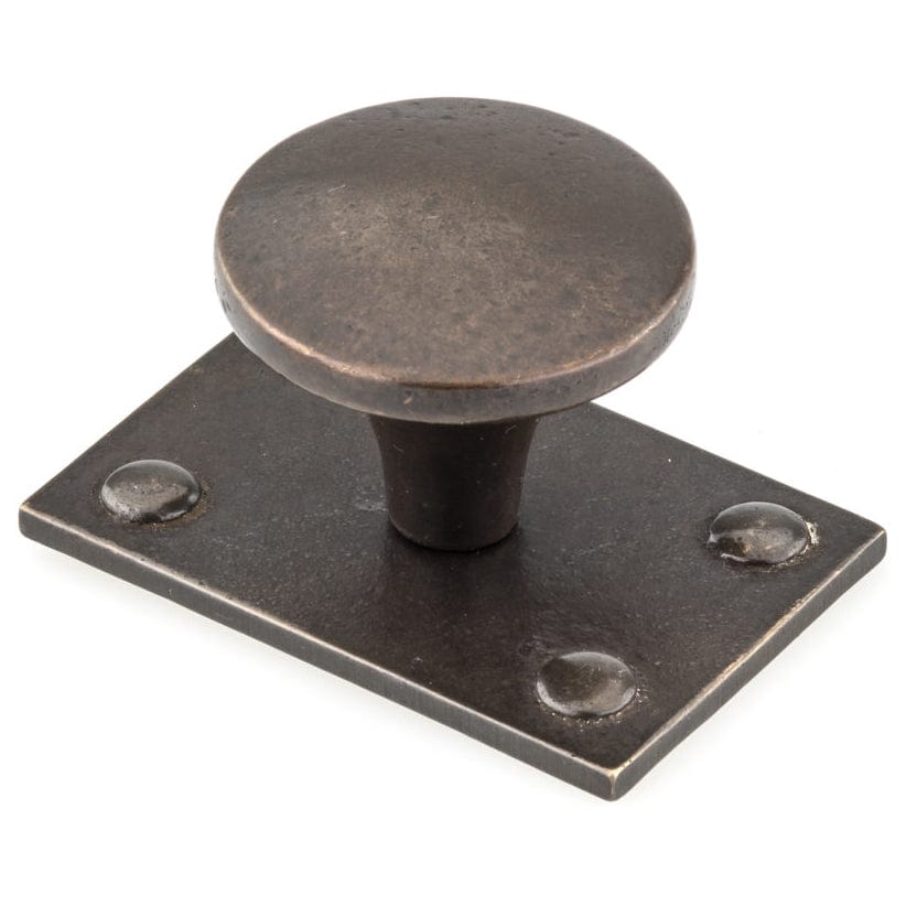 Traditional Knob, 1-1/2" D, Durham Bronze alt 0