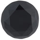 Contemporary Knob, 1-9/16" D, Chrome, Black alt 0