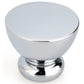 Contemporary Knob, 1-1/32" D, Chrome alt 0
