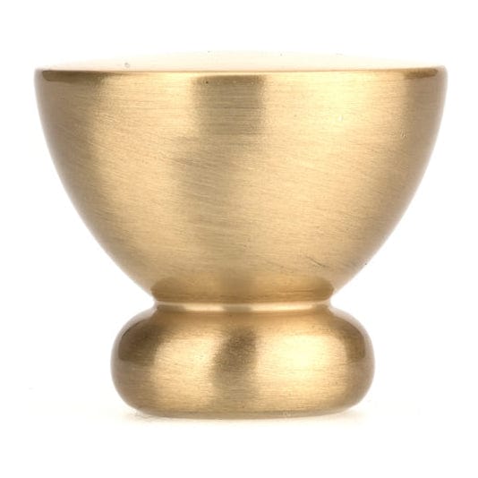 Contemporary Knob, 1-1/32" D, Brushed Gold alt 0