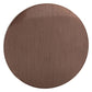 Contemporary Knob, 1-1/32" D, Oriental Bronze alt 0