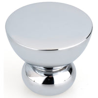 Contemporary Knob, 1-1/4" D, Chrome alt 0