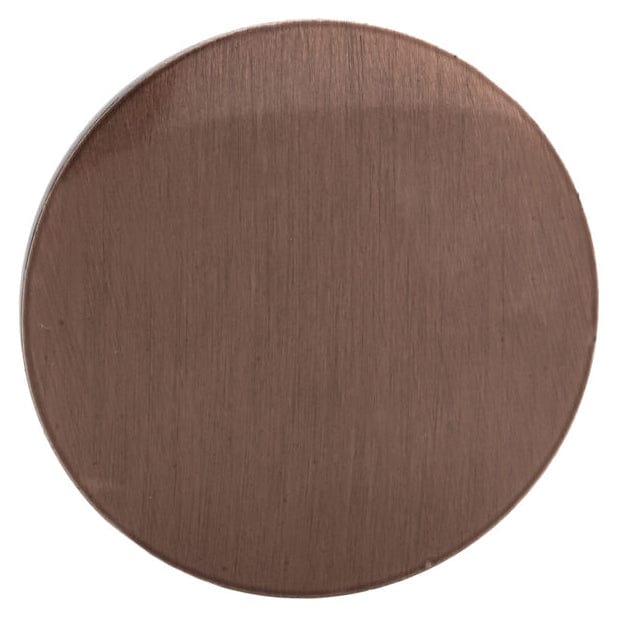Contemporary Knob, 1-1/4" D, Oriental Bronze alt 0