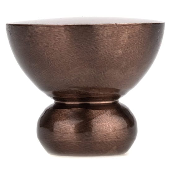 Contemporary Knob, 1-1/4" D, Oriental Bronze alt 0