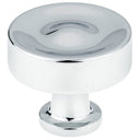 Traditional Knob, 1-3/8" D, Chrome alt 0