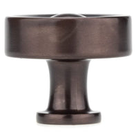Traditional Knob, 1-3/8" D, Honey Bronze alt 0