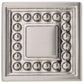 Transitional Knob, 1-5/16" x 1-5/16", Brushed Nickel alt 0