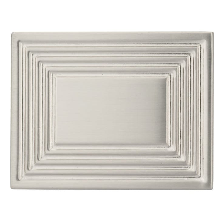 Transitional Knob, 1-3/4" x 1-3/8", Brushed Nickel alt 0
