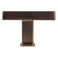 Transitional Knob, 1-25/32" x 1-3/8", Honey Bronze alt 0