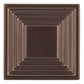 Transitional Knob, 1-3/8" x 1-3/8", Honey Bronze alt 0