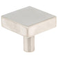 Contemporary Knob, 1-1/4" x 1-1/4", Brushed Nickel alt 0