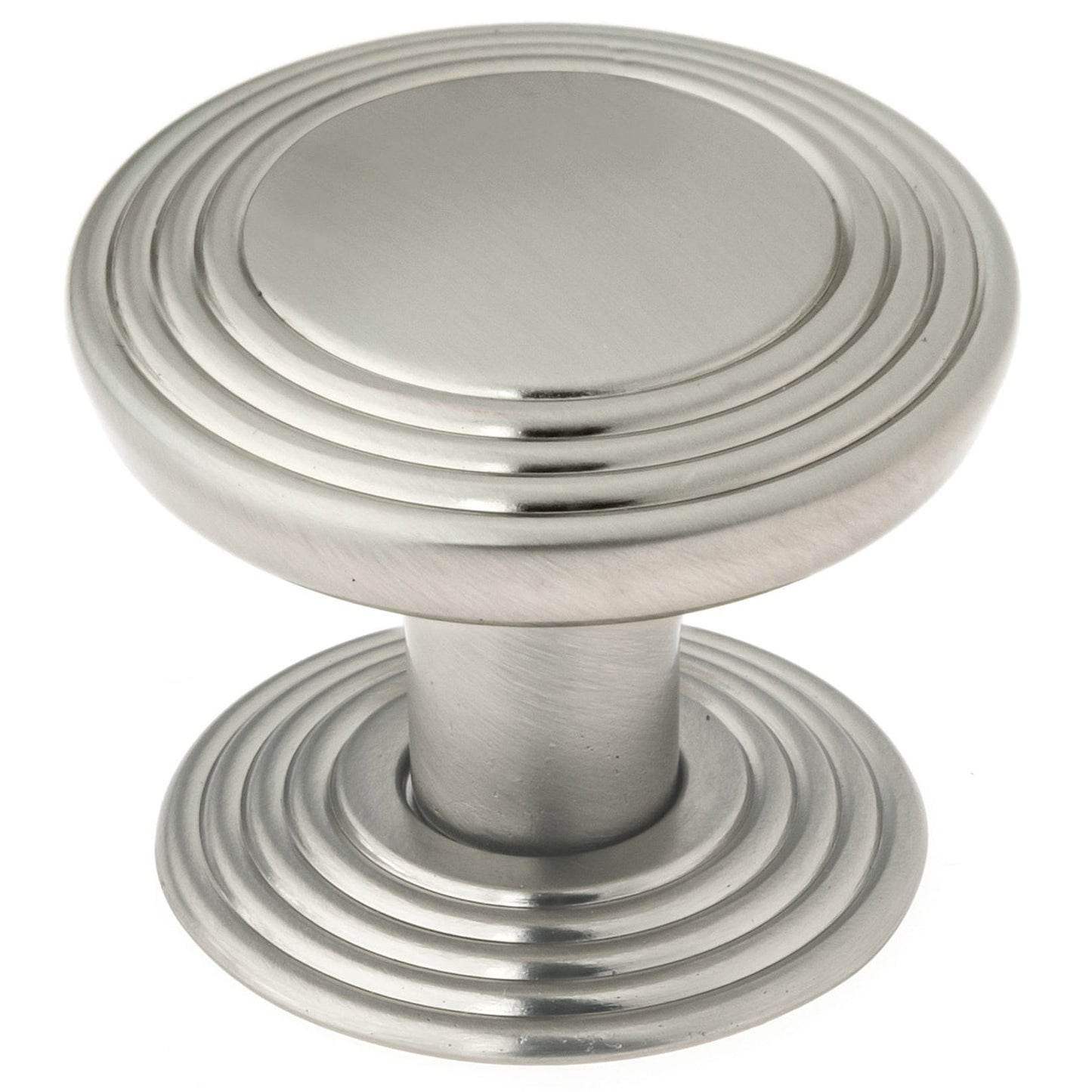 Transitional Knob, 1-9/16" D, Brushed Nickel alt 0