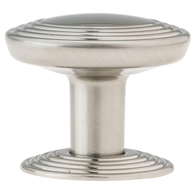 Transitional Knob, 1-9/16" D, Brushed Nickel alt 0