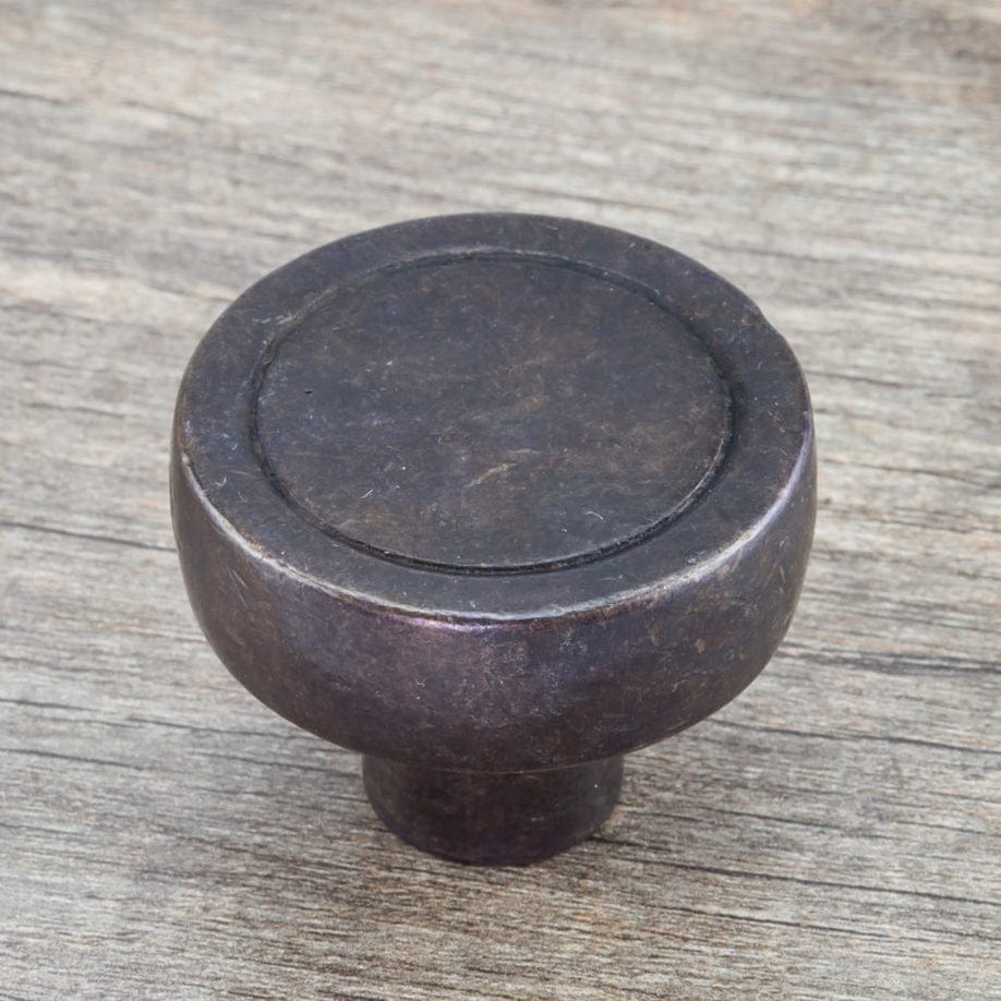 Traditional Knob, 1-3/8" D, Dark Bronze alt 0