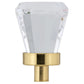 Traditional Knob, 3/4" D, Brass, Clear alt 0