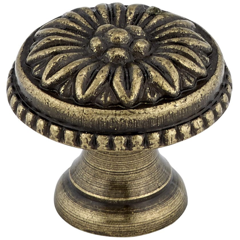Traditional Knob, 1" D, Antique English alt 0
