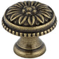 Traditional Knob, 1" D, Antique English alt 0
