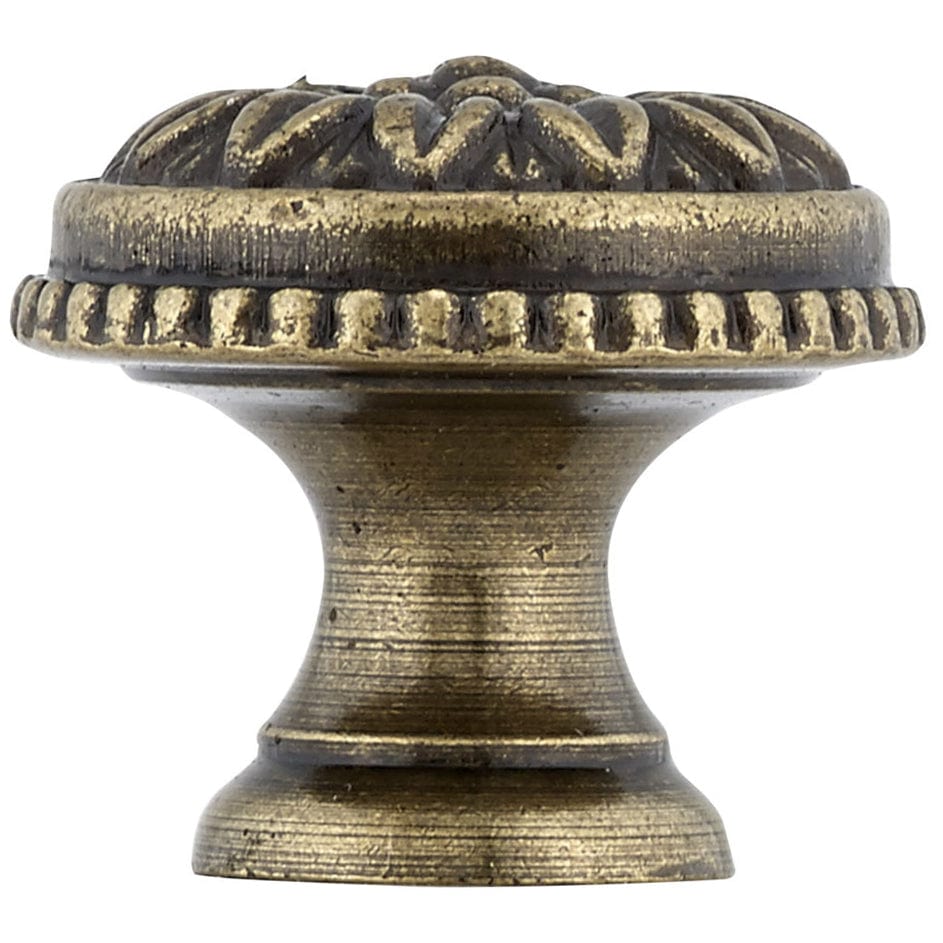 Traditional Knob, 1" D, Antique English alt 0