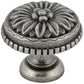 Traditional Knob, 1-3/16" D, Pewter alt 0