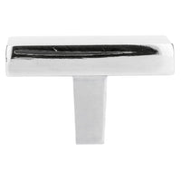 Contemporary Knob, 1-21/32" x 1-21/32", Polished Nickel alt 0