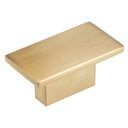 Contemporary Knob, 1-9/16" x 7/8", Champagne Bronze alt 0
