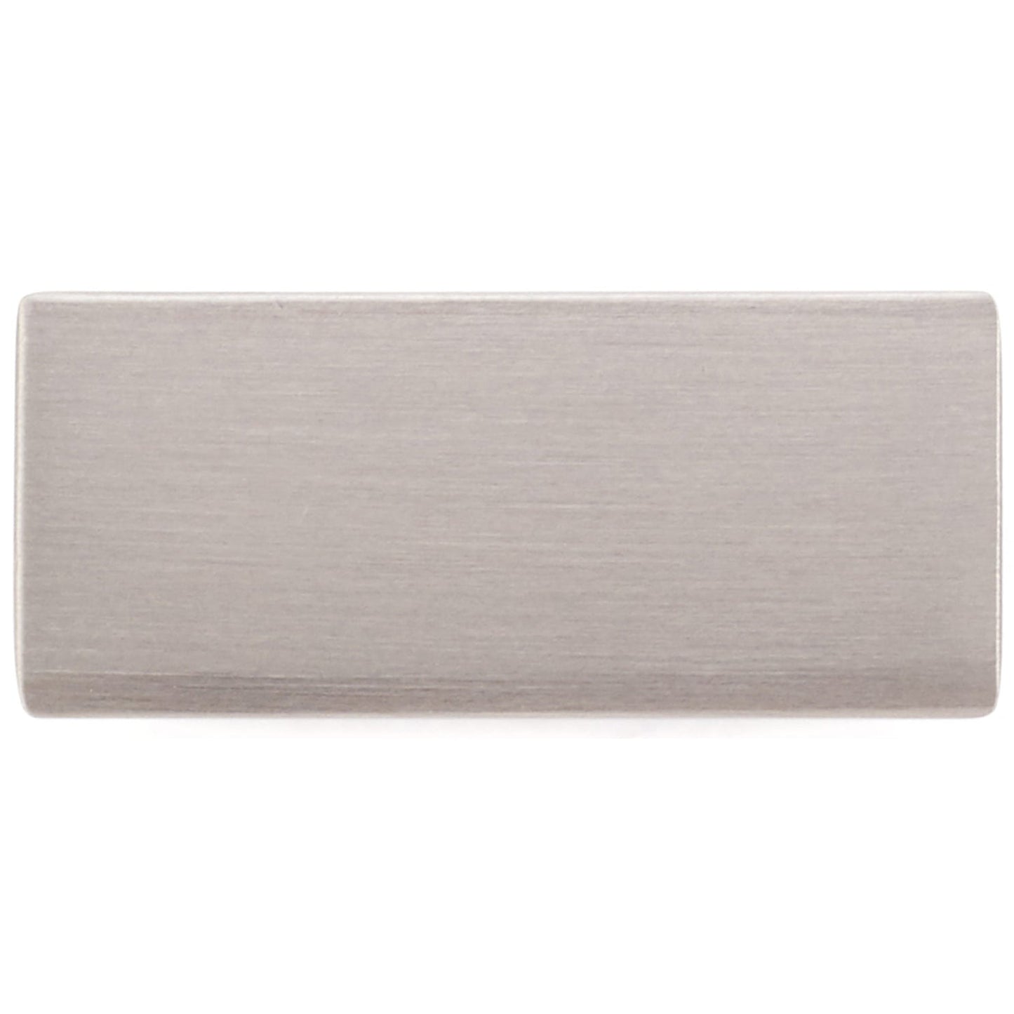 Contemporary Knob, 1-3/16" x 1/2", Brushed Nickel alt 0