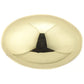 Traditional Knob, 1-3/16" x 25/32", Brass alt 0