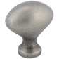 Traditional Knob, 1-3/16" x 25/32", Pewter alt 0