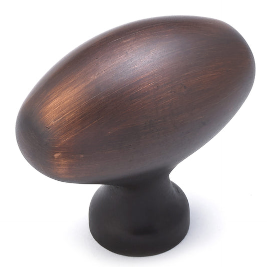 Traditional Knob, 1-31/32" x 1-3/32", Brushed Oil-Rubbed Bro alt 0