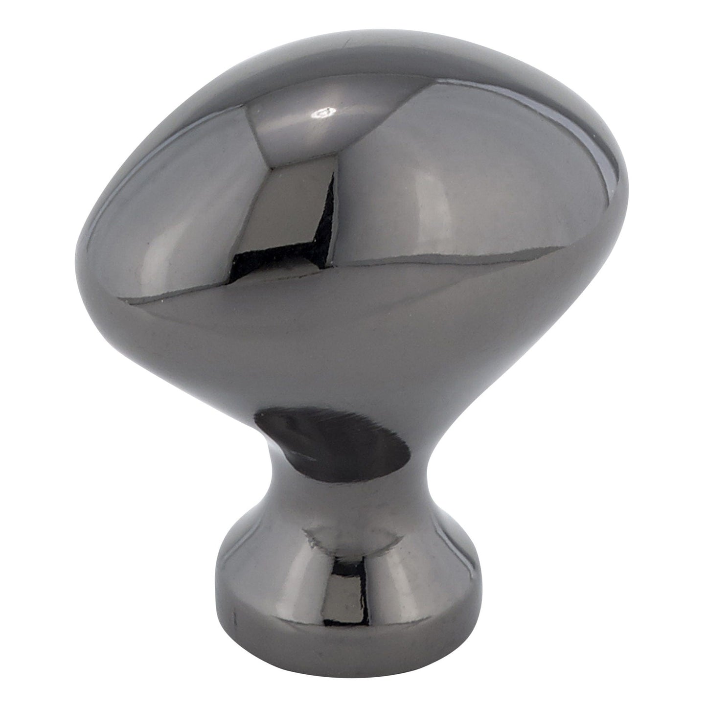 Traditional Knob, 1-3/16" x 25/32", Black Nickel alt 0