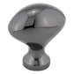 Traditional Knob, 1-3/16" x 25/32", Black Nickel alt 0
