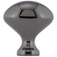 Traditional Knob, 1-3/16" x 25/32", Black Nickel alt 0