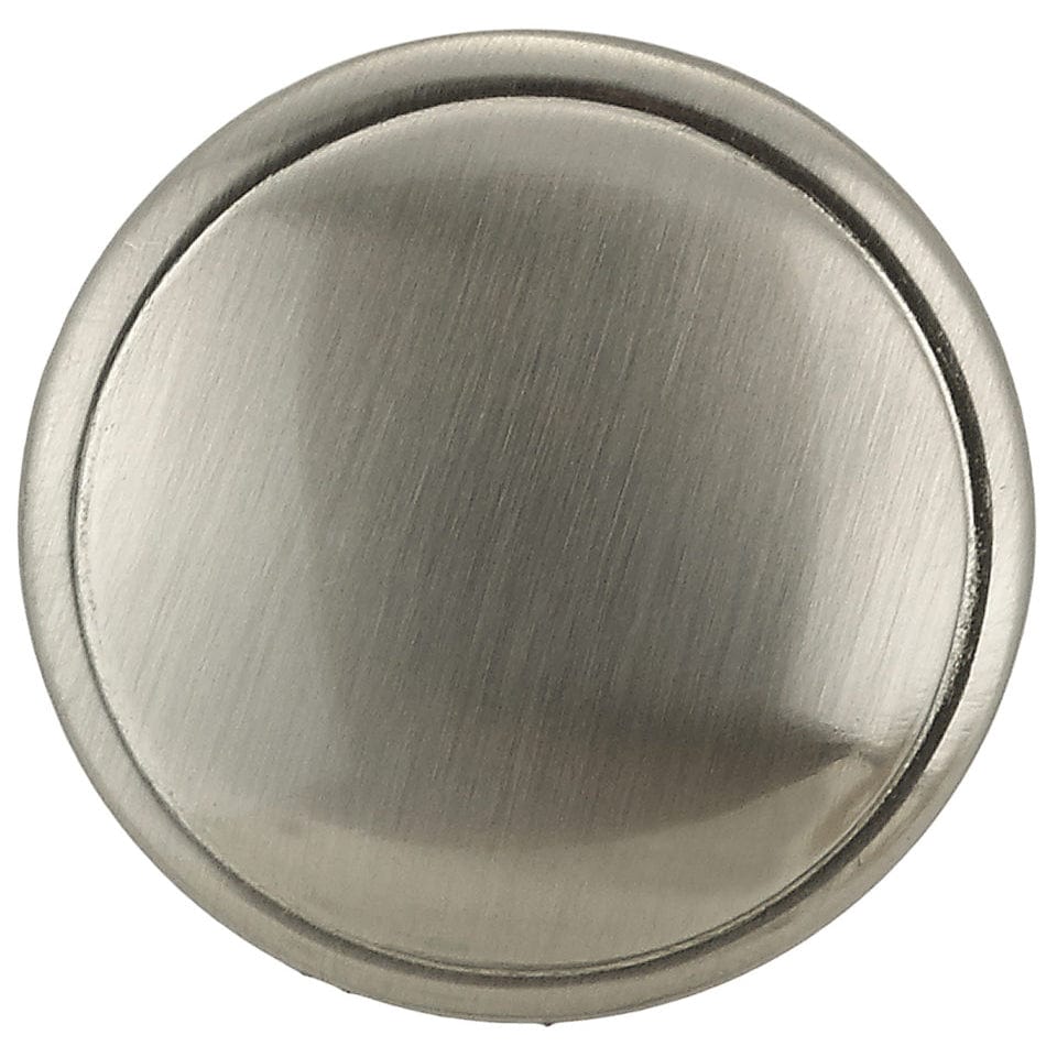 Traditional Knob, 1-1/4" D, Brushed Nickel alt 0