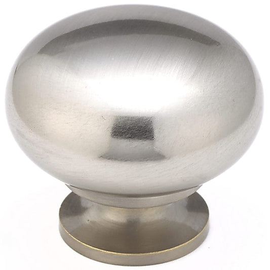 Traditional Knob, 1-1/2" D, Brushed Nickel alt 0