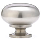 Traditional Knob, 1-1/2" D, Brushed Nickel alt 0