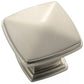 Transitional Knob, 1-11/16" x 1-11/16", Brushed Nickel alt 0