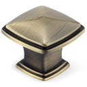 Transitional Knob, 1-7/32" x 1-7/32", Antique English alt 0