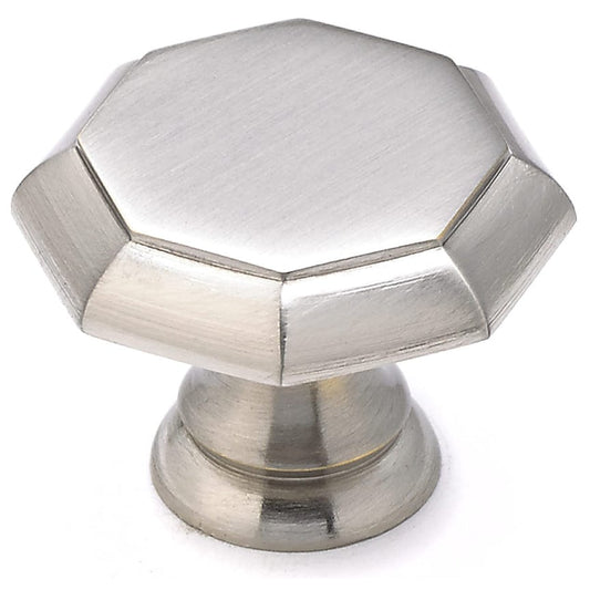 Transitional Knob, 1-3/16" D, Brushed Nickel alt 0