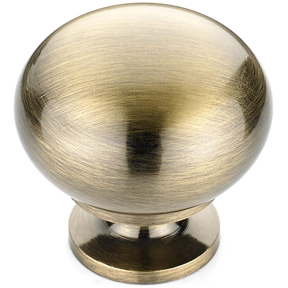 Traditional Knob, 1-1/4" D, Antique English alt 0