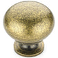 Traditional Knob, 1-1/4" D, Burnished Brass alt 0