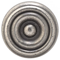 Traditional Knob, 1-1/4" D, Pewter alt 0