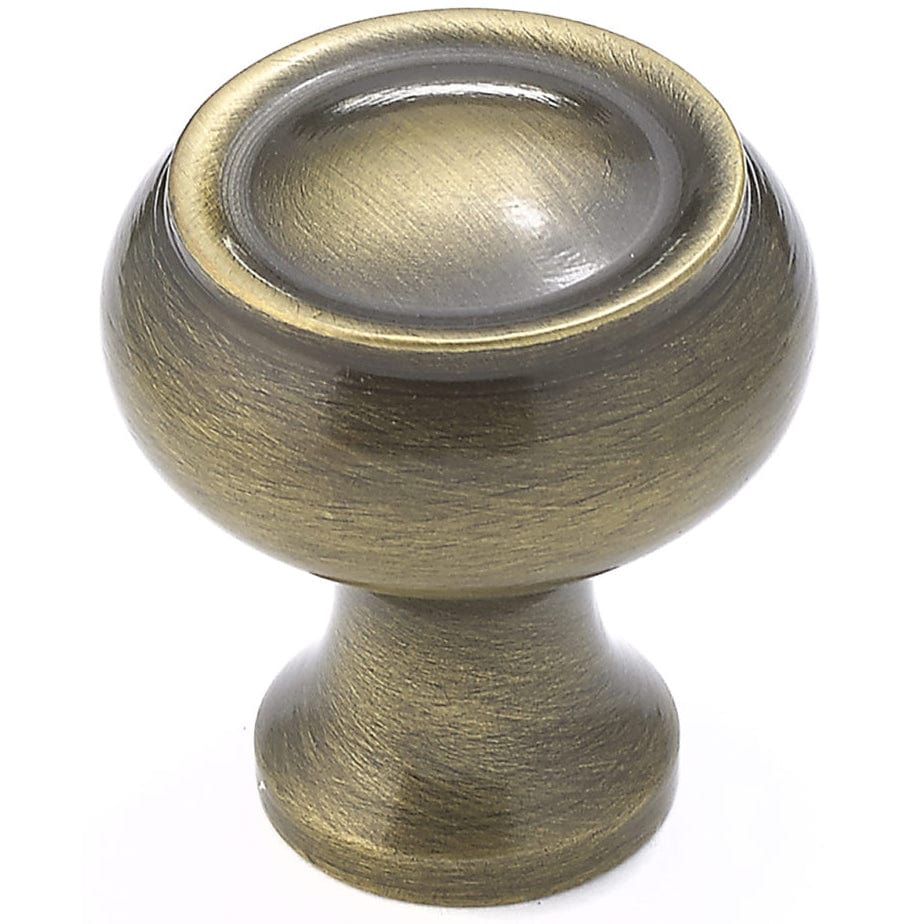 Traditional Knob, 1-3/16" D, Antique English alt 0
