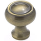 Traditional Knob, 1-3/16" D, Antique English alt 0