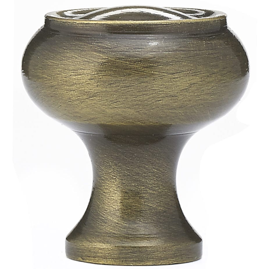 Traditional Knob, 1-3/16" D, Antique English alt 0