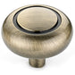 Traditional Knob, 1-1/4" D, Antique English alt 0