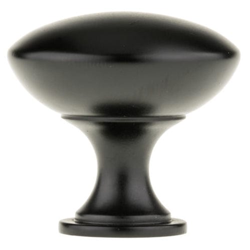 Contemporary Knob, 1-9/16" D, Matte Black alt 2