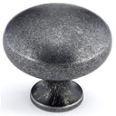 Traditional Knob, 1-1/4" D, Wrought Iron alt 0