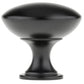 Traditional Knob, 1-3/16" D, Matte Black alt 0