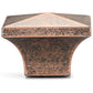 Traditional Knob, 1-1/4" x 1-1/4", Antique Copper alt 0