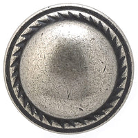 Traditional Knob, 1-3/16" D, Natural Iron alt 0